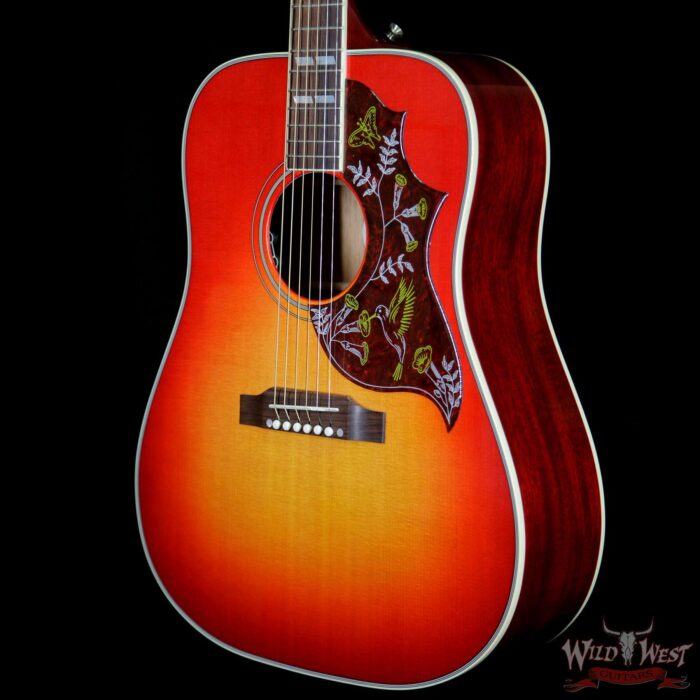Gibson Montana Hummingbird 2018 Sitka Spruce Top Mahogany Back & Side Rosewood Board Heritage Burst - Image 2