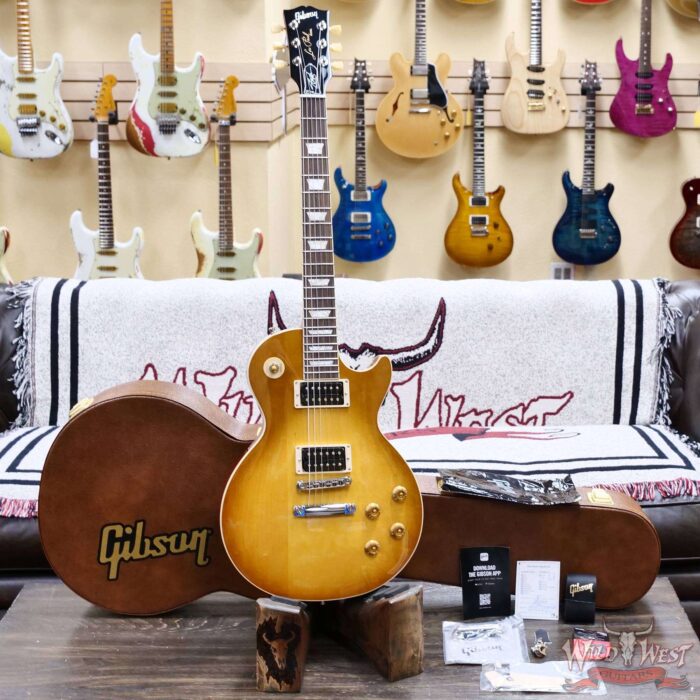 Gibson Slash “Jessica” Les Paul Standard Honey Burst with Red Back 9.00 LBS - Image 6