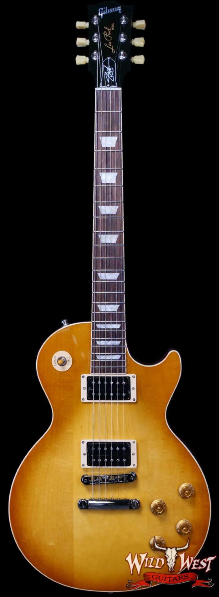 Gibson Slash “Jessica” Les Paul Standard Honey Burst with Red Back 9.00 LBS - Image 1