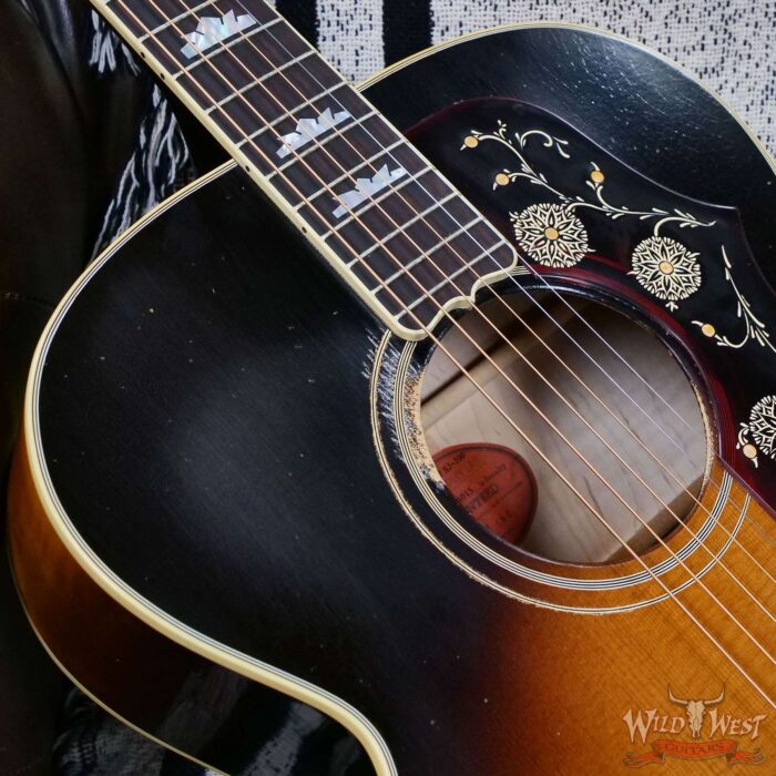 Gibson Custom Shop 1957 SJ-200 Murphy Lab Light Aged Vintage Sunburst 4.45 lbs - Image 9
