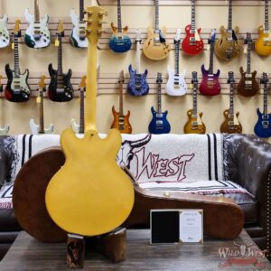 Gibson Custom Shop M2M 1959 ES-355 Reissue with Bigsby Murphy Lab Ultra Light Aged Heavy Antique White 9.00 lbs - Image 9