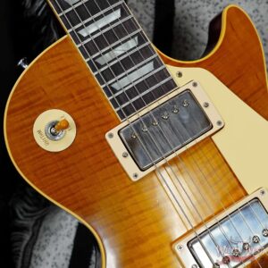 Gibson Custom Shop M2M 1959 Les Paul Standard Reissue Hand Selected Flame Maple Top Murphy Lab Light Aged Dirty Lemon 8.95 LBS - Image 9
