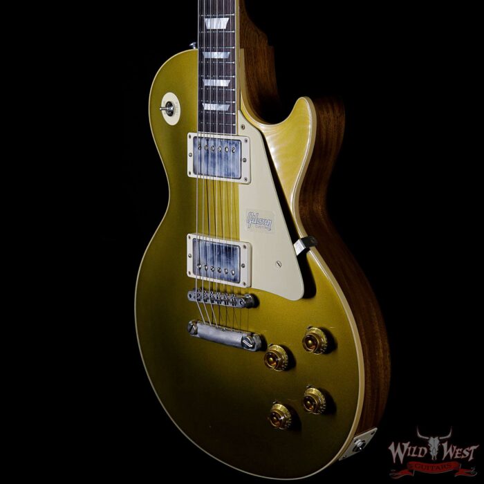 Gibson Custom Shop Historic 57 Les Paul Standard VOS Brazilian Rosewood Fingerboard Goldtop 9.05 Lbs - Image 2