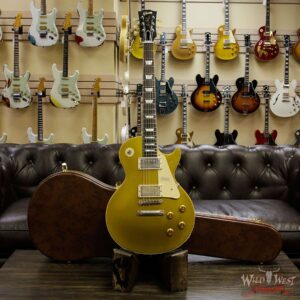 Gibson Custom Shop Historic 57 Les Paul Standard VOS Brazilian Rosewood Fingerboard Goldtop 9.05 Lbs - Image 10