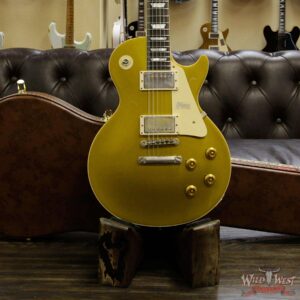 Gibson Custom Shop Historic 57 Les Paul Standard VOS Brazilian Rosewood Fingerboard Goldtop 9.05 Lbs - Image 11