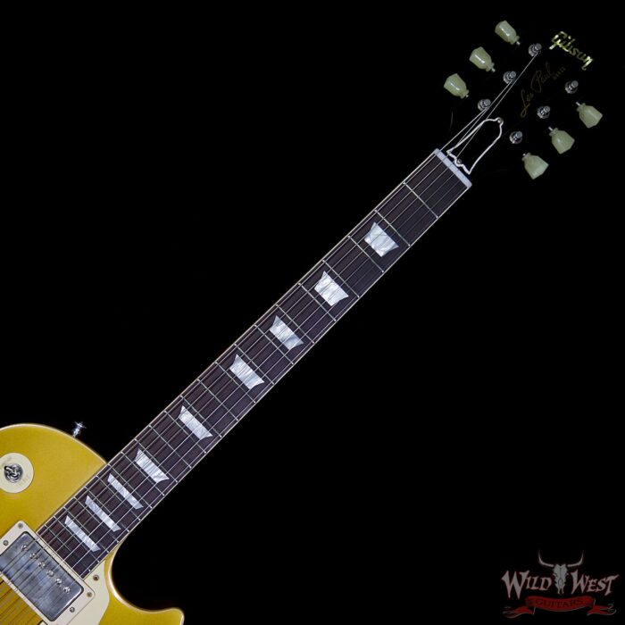2018 Gibson Custom Shop Historic 57 Les Paul Standard VOS Brazilian Rosewood Fingerboard Goldtop 8.95 Lbs - Image 9