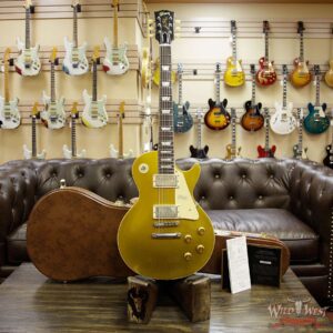 2018 Gibson Custom Shop Historic 57 Les Paul Standard VOS Brazilian Rosewood Fingerboard Goldtop 8.95 Lbs - Image 12