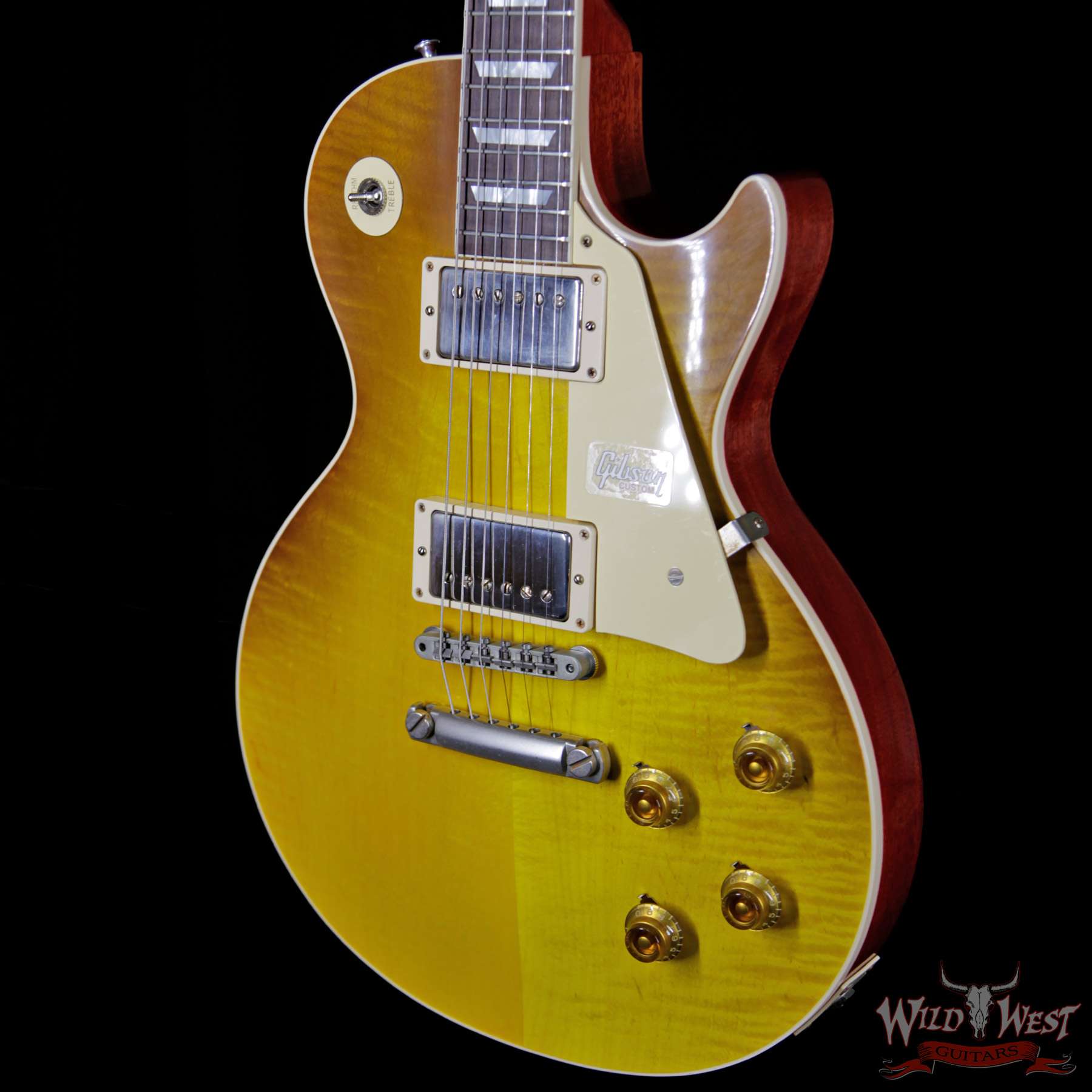 gibson-58lp-honeylemon-vos-88282-br__wwg.jpg 2018 Gibson Custom Shop Standard Historic 1958 Les Paul Standard VOS R8 Honey Lemon 8.55 Lbs - Image 2