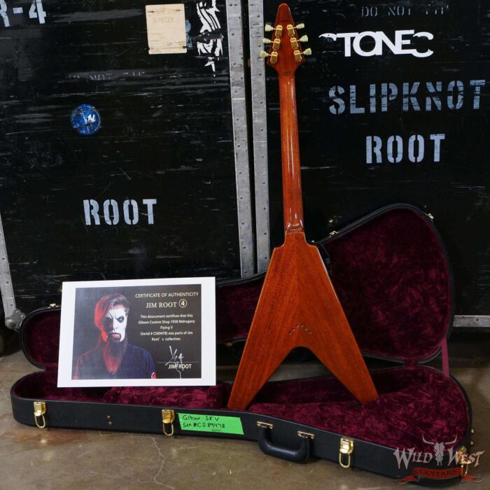 Jim Root Collection 2019 Gibson Custom Shop Mahogany Flying V - Image 9
