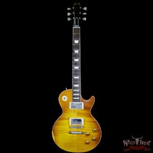 Gibson Custom Shop 1959 Les Paul Aged Hand Selected Killer Top Brazilian Rosewood Board Honey Lemon Burst 8.05 LBS - Image 6
