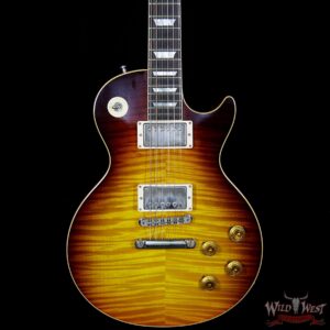 Gibson Custom Shop 1959 Les Paul VOS Hand Selected Killer Top Brazilian Rosewood Board Dark Bourbon Fade 8.55 LBS - Image 3