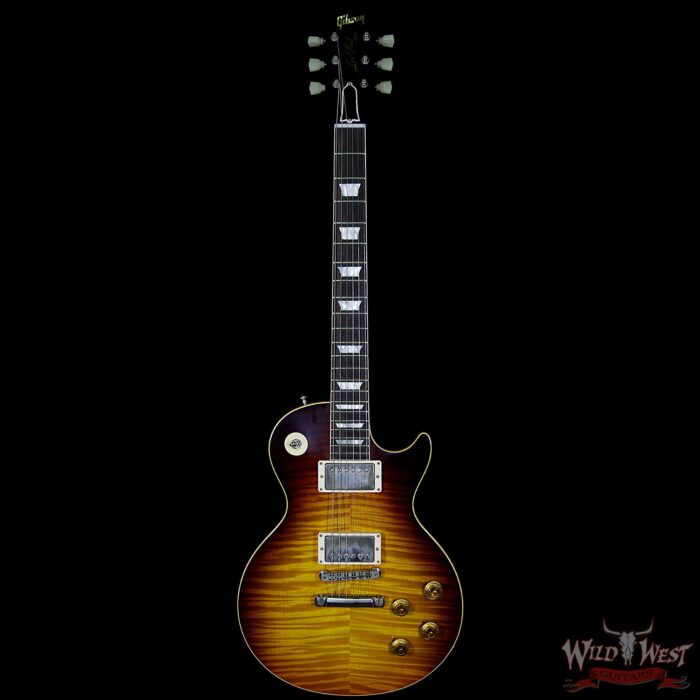 Gibson Custom Shop 1959 Les Paul VOS Hand Selected Killer Top Brazilian Rosewood Board Dark Bourbon Fade 8.55 LBS - Image 6