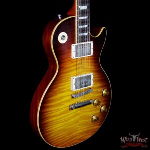 Gibson Custom Shop 1959 Les Paul VOS Hand Selected Killer Top Brazilian Rosewood Board Dark Bourbon Fade 8.55 LBS - Image 5