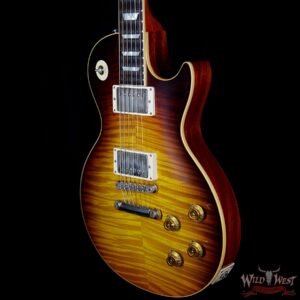 Gibson Custom Shop 1959 Les Paul VOS Hand Selected Killer Top Brazilian Rosewood Board Dark Bourbon Fade 8.55 LBS - Image 2
