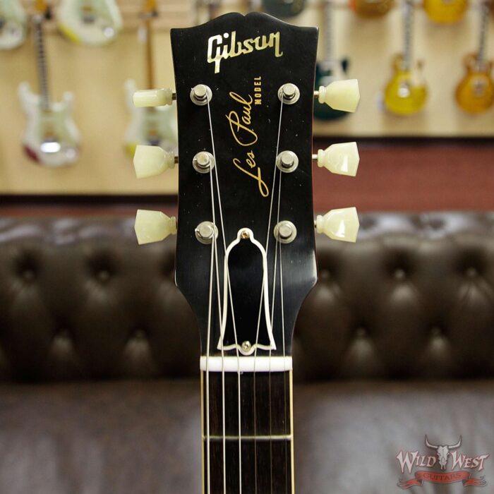 Gibson Custom Shop 1959 Les Paul VOS Hand Selected Killer Top Brazilian Rosewood Board Dark Bourbon 8.55 Lbs - Image 10
