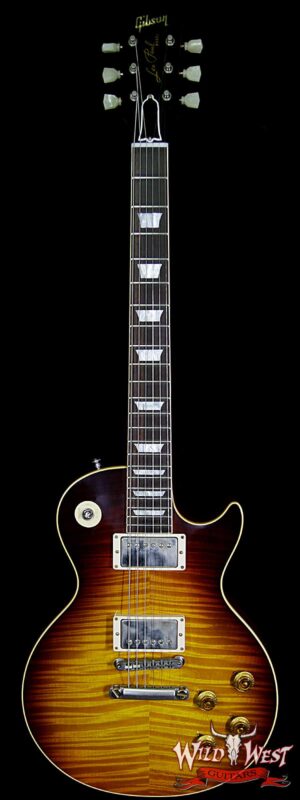 Gibson Custom Shop 1959 Les Paul VOS Hand Selected Killer Top Brazilian Rosewood Board Dark Bourbon 8.55 Lbs