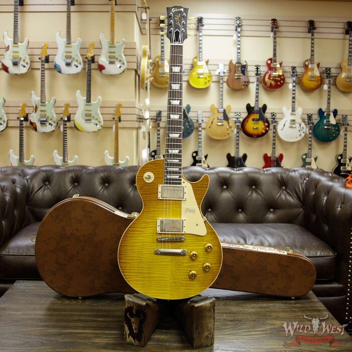 2018 Gibson Custom Shop Standard Historic 1959 Les Paul Standard VOS R9 Honey Lemon Fade 8.75 Lbs - Image 12
