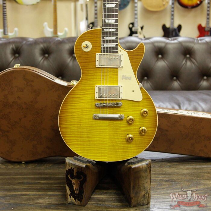 2018 Gibson Custom Shop Standard Historic 1959 Les Paul Standard VOS R9 Honey Lemon Fade 8.75 Lbs - Image 11
