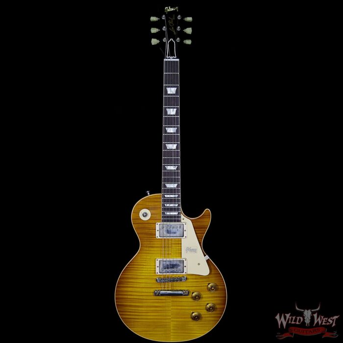 2018 Gibson Custom Shop Standard Historic 1959 Les Paul Standard VOS R9 Honey Lemon Fade 8.55 Lbs - Image 5