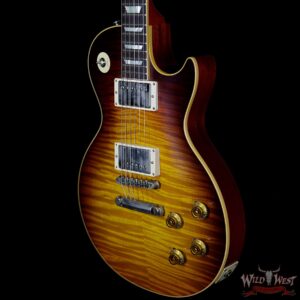 Gibson Custom Shop Historic 1959 Les Paul VOS Hand Selected Killer Top Brazilian Rosewood Board Dark Bourbon Fade - Image 2