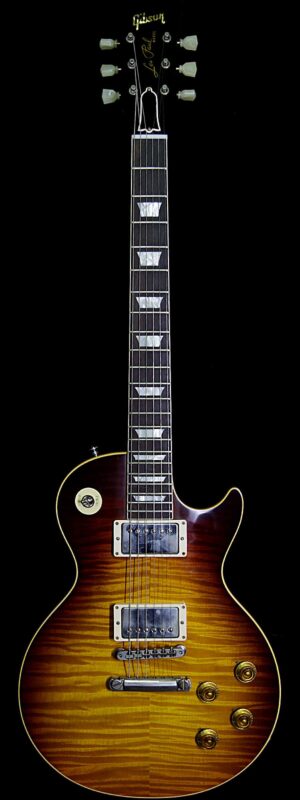 Gibson Custom Shop Historic 1959 Les Paul VOS Hand Selected Killer Top Brazilian Rosewood Board Dark Bourbon Fade