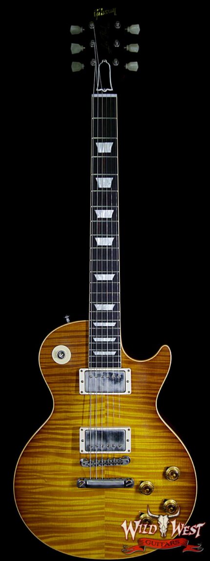 Gibson Custom Shop 1959 Les Paul VOS Hand Selected Killer Top Brazilian Rosewood Board Dirty Lemon 8.65 LBS