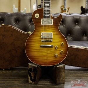 Gibson Custom Shop Historic 1959 Les Paul VOS Hand Selected Killer Top Brazilian Rosewood Board Royal Teaburst 8.80 Lbs - Image 11