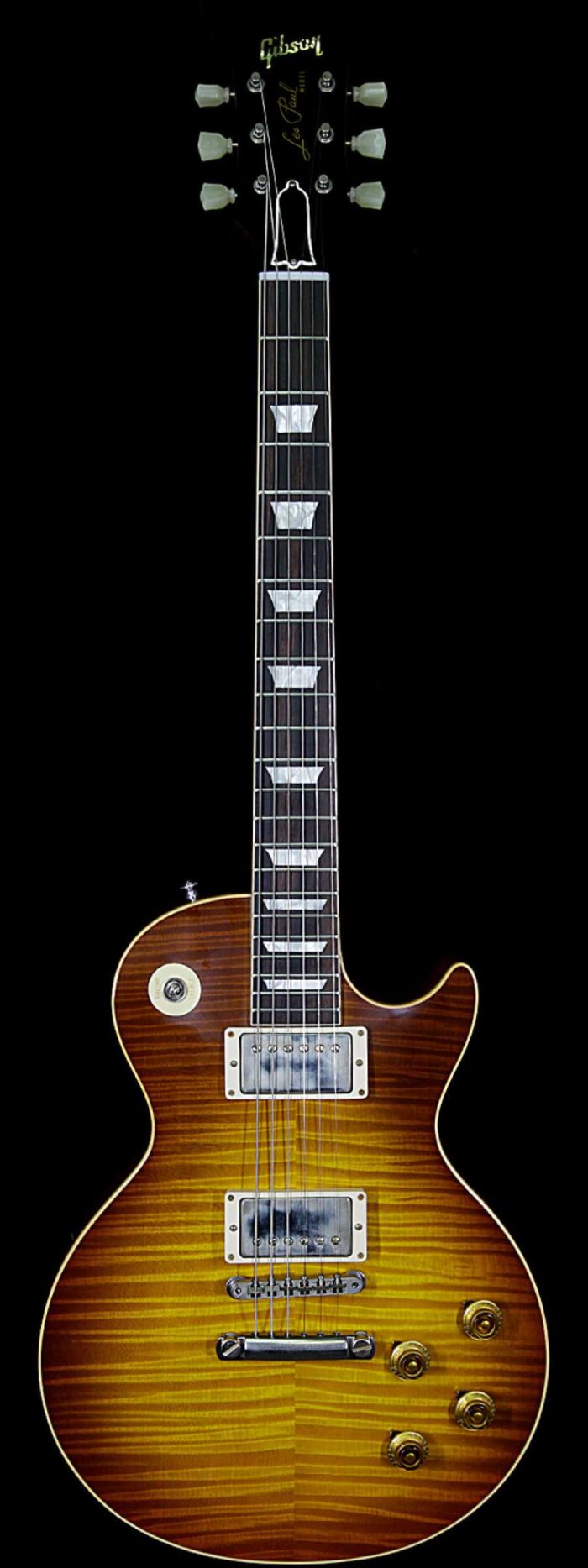 Gibson Custom Shop Historic 1959 Les Paul VOS Hand Selected Killer Top Brazilian Rosewood Board Royal Teaburst 8.80 Lbs - Image 1
