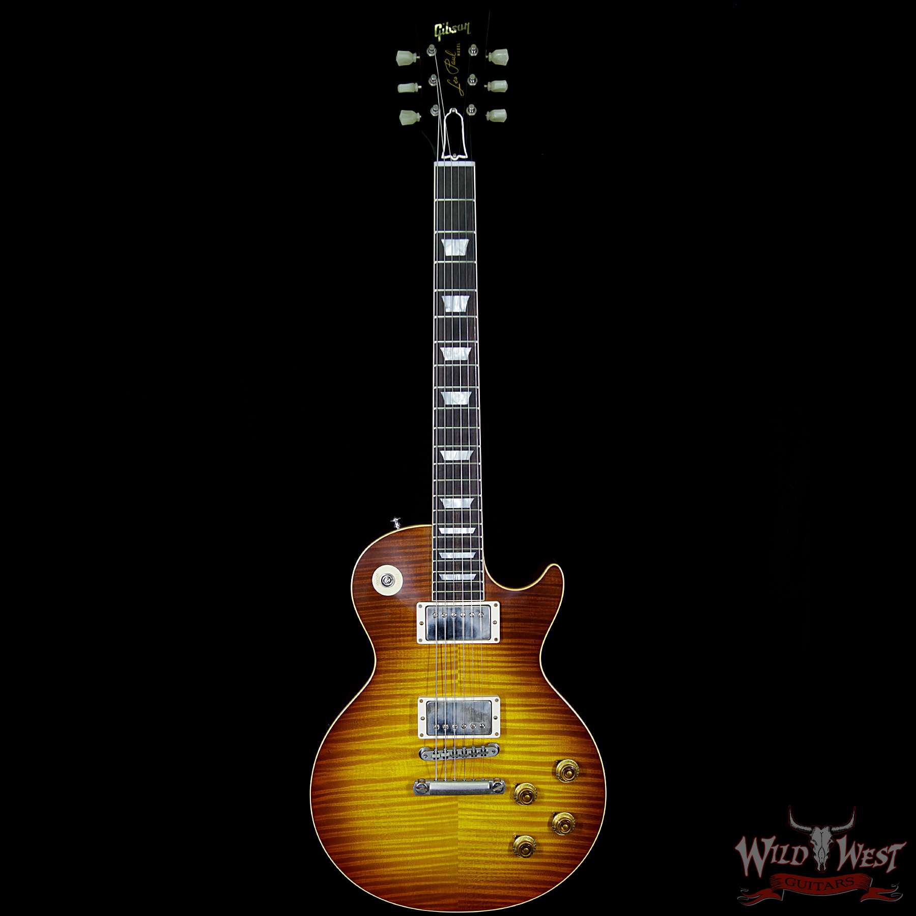 gibson-59lp-vos-brz-royalteaburst-98348-bf__wwg.jpg Gibson Custom Shop Historic 1959 Les Paul Standard R9 VOS Hand Selected Killer Top Brazilian Rosewood Board Royal Teaburst - Image 5