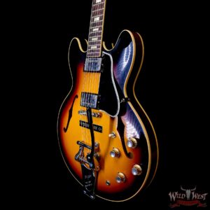 Gibson Custom Shop Murphy Lab Light Aged 1964 ES-335 Reissue Bigsby Vintage Burst 8.25 LBS - Image 2