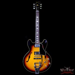 Gibson Custom Shop Murphy Lab Light Aged 1964 ES-335 Reissue Bigsby Vintage Burst 8.25 LBS - Image 3