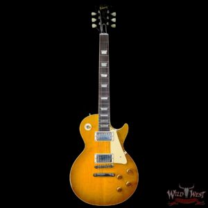 Gibson Custom Shop M2M 1958 Les Paul Standard Reissue Murphy Lab Light Aged Green Lemon Fade 9.05 LBS - Image 3
