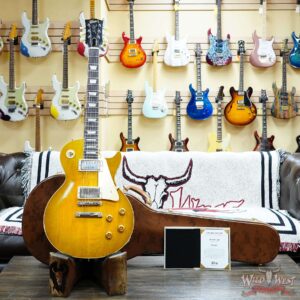 Gibson Custom Shop M2M 1958 Les Paul Standard Reissue Murphy Lab Light Aged Green Lemon Fade 9.05 LBS - Image 6