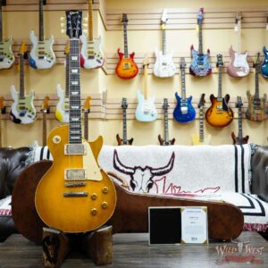Gibson Custom Shop M2M 1958 Les Paul Standard Reissue Murphy Lab Light Aged Green Lemon Fade 8.35 LBS - Image 6