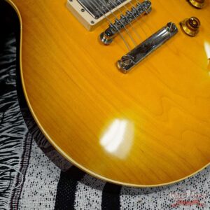 Gibson Custom Shop M2M 1958 Les Paul Standard Reissue Murphy Lab Light Aged Green Lemon Fade 8.35 LBS - Image 13