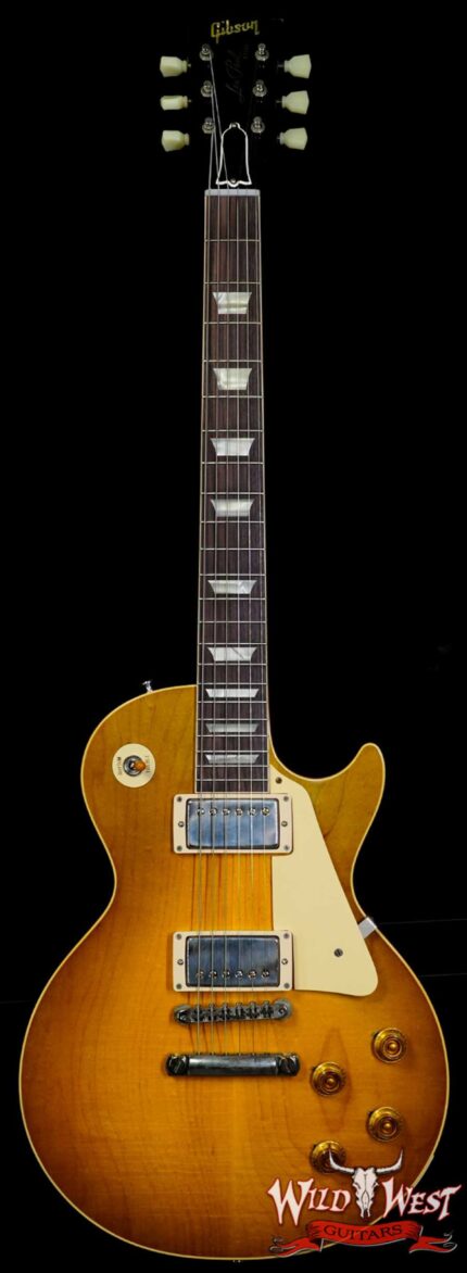 Gibson Custom Shop M2M 1958 Les Paul Standard Reissue Murphy Lab Light Aged Green Lemon Fade 8.90 LBS