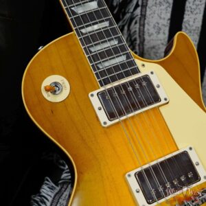 Gibson Custom Shop M2M 1958 Les Paul Standard Reissue Murphy Lab Light Aged Green Lemon Fade 8.95 LBS - Image 7