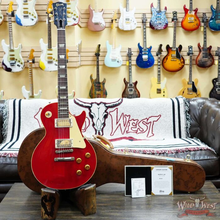 Gibson Custom Shop M2M 1958 Les Paul Standard Murphy Lab Light Aged Sweet Cherry Red 8.90 LBS - Image 6