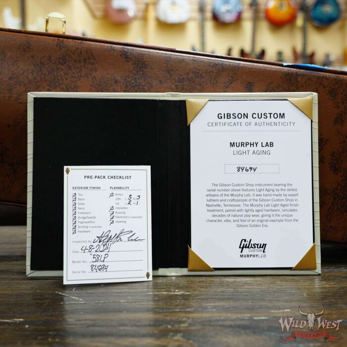 Gibson Custom Shop M2M 1958 Les Paul Standard Murphy Lab Light Aged Sweet Cherry Red 8.90 LBS - Image 14