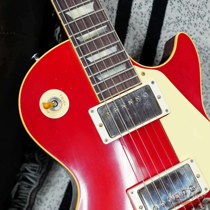 Gibson Custom Shop M2M 1958 Les Paul Standard Murphy Lab Light Aged Sweet Cherry Red 8.90 LBS - Image 9