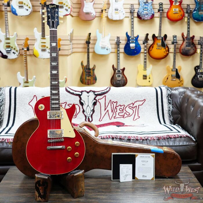 Gibson Custom Shop M2M 1958 Les Paul Standard Murphy Lab Light Aged Sweet Cherry Red 8.75 LBS - Image 6