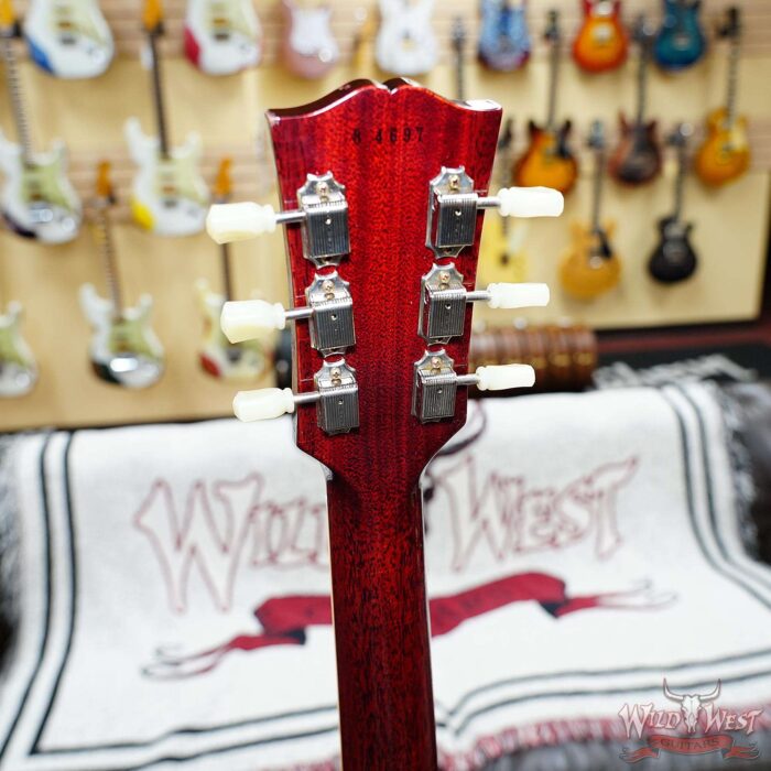 Gibson Custom Shop M2M 1958 Les Paul Standard Murphy Lab Light Aged Sweet Cherry Red 8.75 LBS - Image 10