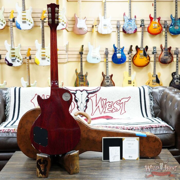 Gibson Custom Shop M2M 1958 Les Paul Standard Murphy Lab Light Aged Sweet Cherry Red 8.75 LBS - Image 11