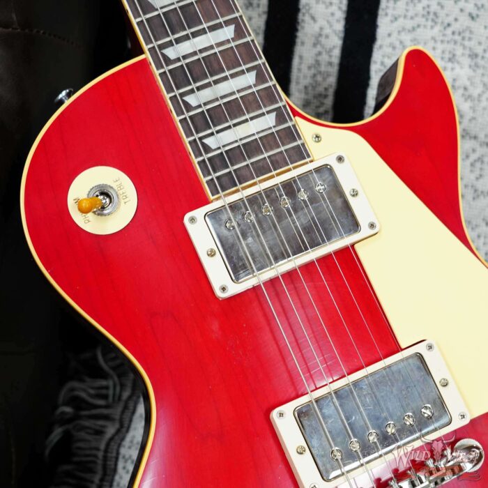 Gibson Custom Shop M2M 1958 Les Paul Standard Murphy Lab Light Aged Sweet Cherry Red 8.75 LBS - Image 8