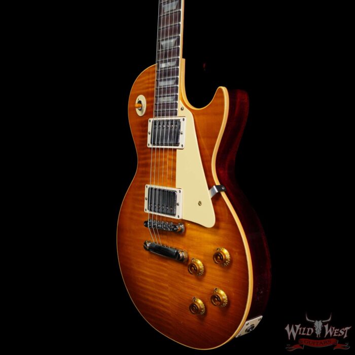 Gibson Custom Shop M2M 1959 Les Paul Standard Reissue Hand Selected Flame Maple Top Murphy Lab Light Aged Dirty Lemon 8.85 LBS - Image 2