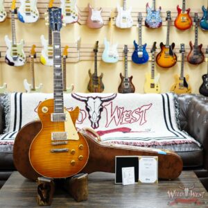 Gibson Custom Shop M2M 1959 Les Paul Standard Reissue Hand Selected Flame Maple Top Murphy Lab Light Aged Dirty Lemon 8.85 LBS - Image 6