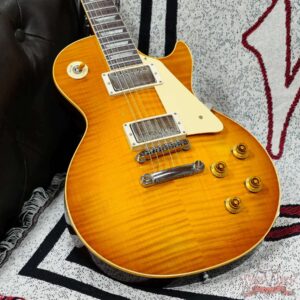 Gibson Custom Shop M2M 1959 Les Paul Standard Reissue Hand Selected Flame Maple Top Murphy Lab Light Aged Dirty Lemon 8.85 LBS - Image 7