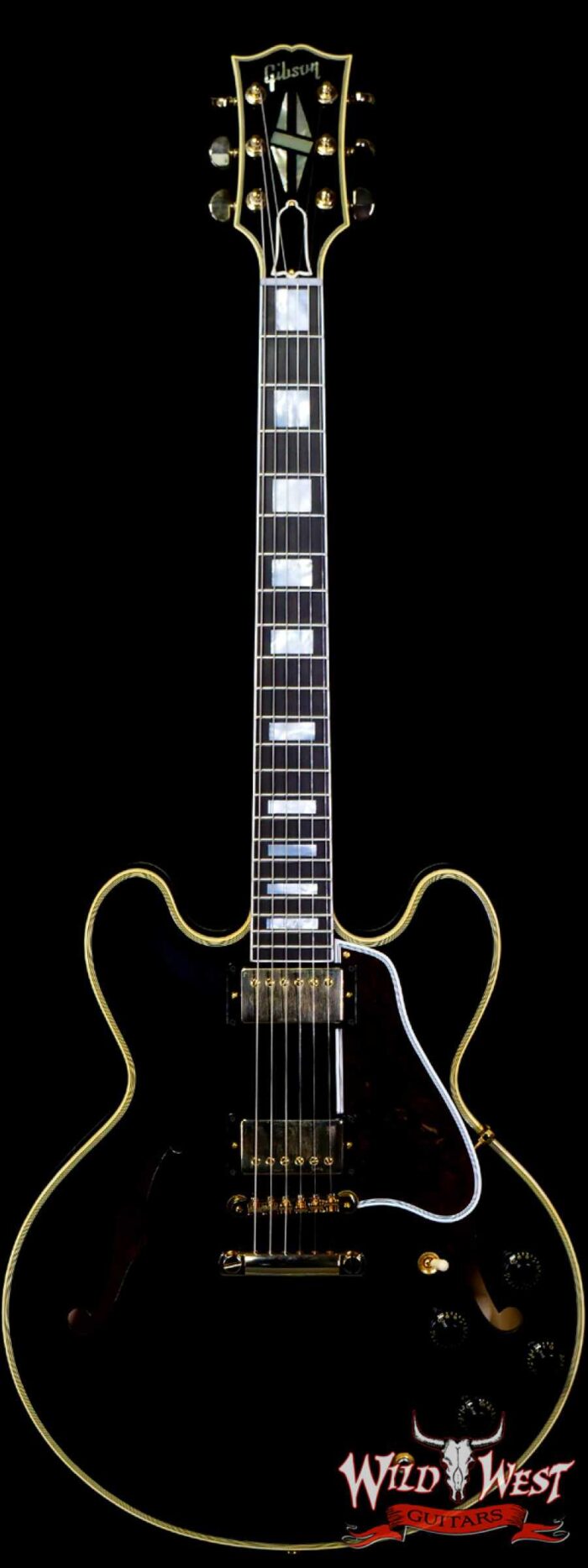 Gibson Custom Shop 1959 ES-355 Reissue VOS Ebony - Image 1