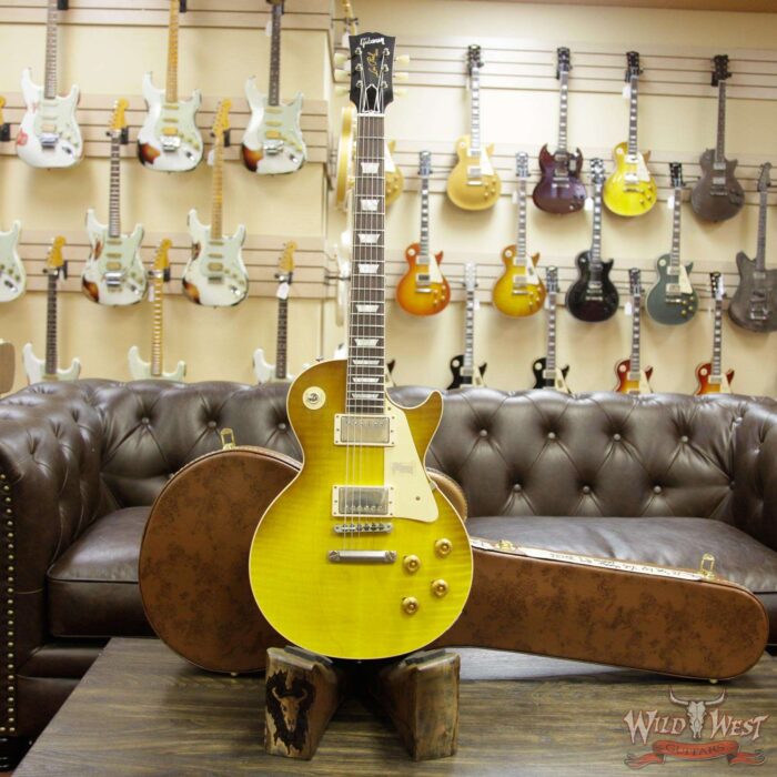 2018 Gibson Custom Shop Standard Historic 1959 Les Paul Standard VOS R9 Honey Lemon 7.9 Pounds - Image 11