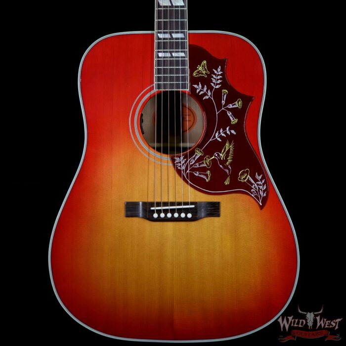 Gibson Custom Shop Late 60`s Hummingbird 14 Degrees Headstock Angle VOS Vintage Cherry Sunburst - Image 3